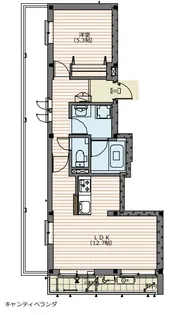 ダイヤモンドダスト3【3階】の間取り