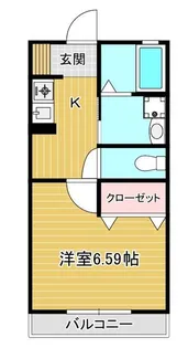 森の下弐番館【1階】の間取り