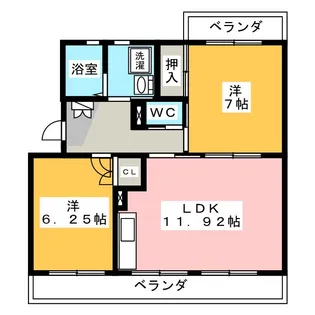 エーデルハイム【3階】の間取り