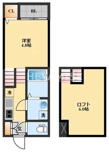 modern palazzo Isahaya S.R.【2階】の間取り