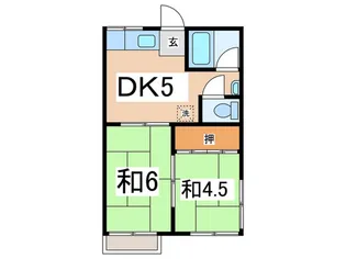 丸順ハイツ【2階】の間取り