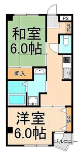 レジデンス青井【3階】の間取り