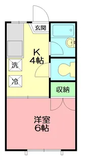 ローゼンハイム松枝【2階】の間取り