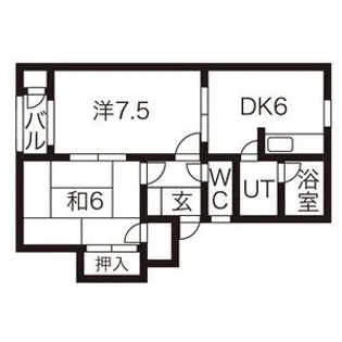 フリーデンC【2階】の間取り