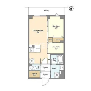 KDXレジデンス田園調布南【4階】の間取り