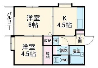 ジュネパレス柏第77【4階】の間取り