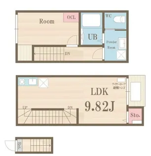 プライムガーデン武蔵小金井【2階】の間取り