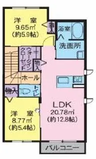 レジナス【1階】の間取り