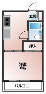 トウキ狛江ハイツ【3階】の間取り