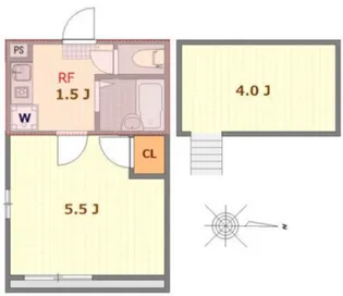 アーネスト蒲田【3階】の間取り