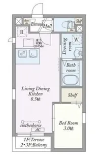 My Style 高田馬場壱番館【3階】の間取り