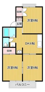 セジュールK&T IV【2階】の間取り