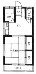 コーポ加藤【2階】の間取り
