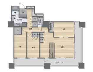アーバンプレイス長岡【4階】の間取り