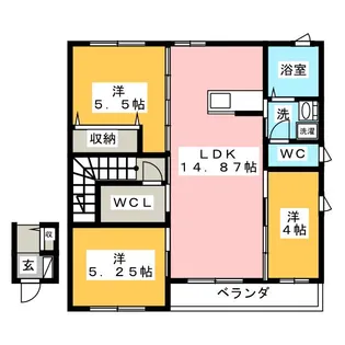 アレグリア N【2階】の間取り