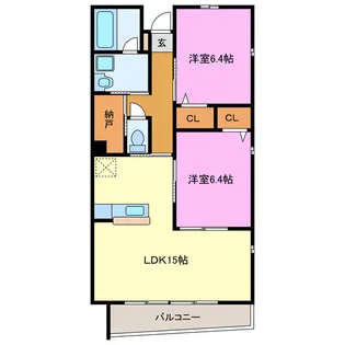 静岡県浜松市中央区有玉台2【マンション】の間取り