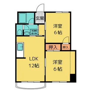 メゾンアルファ【4階】の間取り