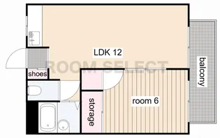 ファミール清水【1階】の間取り