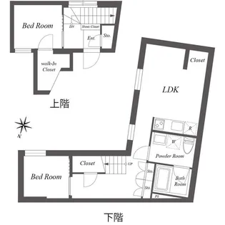 PASEO SANGENJAYA EAST WEST【1階】の間取り