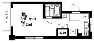 松原セントラルパレス【4階】の間取り