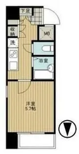 プレール・ドゥーク東京ベイ【6階】の間取り