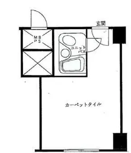 赤坂レジデンシャルホテル【3階】の間取り