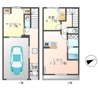 G・シエルクレールの間取り