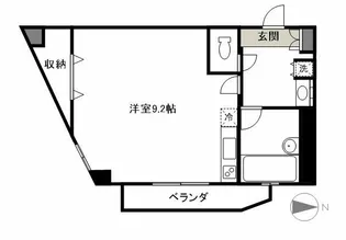 三和駒込【4階】の間取り