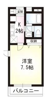 東京都狛江市東和泉1【アパート】の間取り