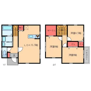 茨城県稲敷郡阿見町中央3【一戸建】の間取り