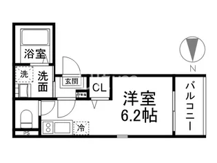 ハーモニーテラス福稲上高松町【2階】の間取り