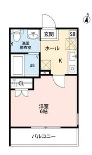 ヴェルデフラット弘明寺【3階】の間取り