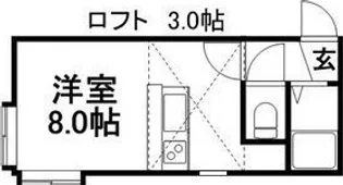グランプリ水車町【3階】の間取り