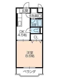 エクシード御油【3階】の間取り