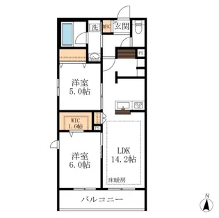プレミアメゾン【3階】の間取り