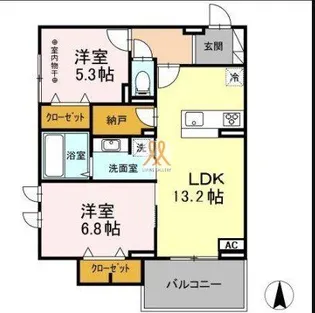 東京都葛飾区堀切8【アパート】の間取り
