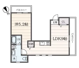 GMJレジデンス【3階】の間取り