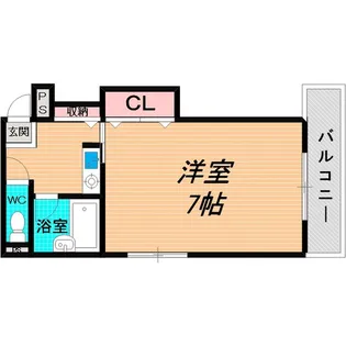 ル・ブール城東【2階】の間取り