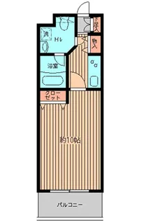 ヴェルデュール栗原【1階】の間取り