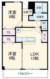 グレイトバレー【2階】の間取り