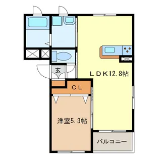 VIGORE Kamihama【2階】の間取り