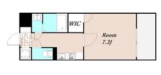 エスリード中之島クロスゲート【6階】の間取り