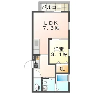 arpeggio【2階】の間取り
