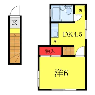 ハウスコスゲII【2階】の間取り