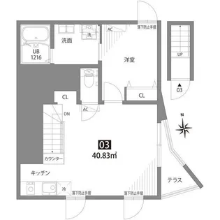 尾山台テラス【2階】の間取り