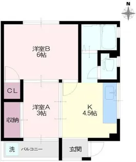 日米ビル【3階】の間取り