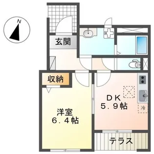 パークテラス・つつじヶ丘【1階】の間取り