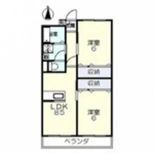 武田マンション【2階】の間取り