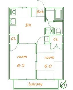 アップロードIII【2階】の間取り