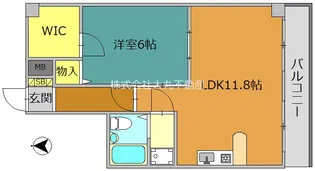 エクセル東綾瀬【6階】の間取り